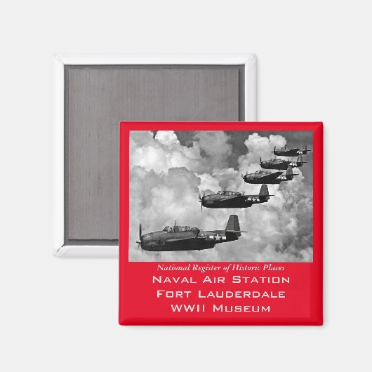 Echelon von Flugzeugen Magnet (Vorderseite/Rückseite)