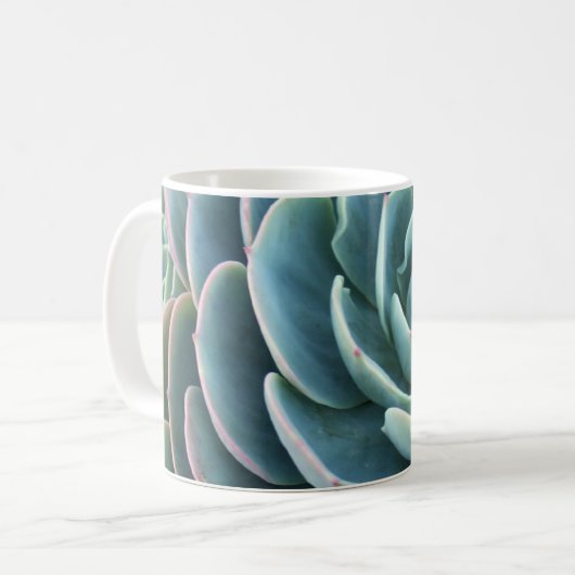 Echeveria Kaffee-Tasse Kaffeetasse (Vorderseite Links)