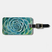 Echeveria-Rosette, Geheimgarten von Marrakesch Gepäckanhänger (Vorderseite horizontal)