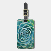 Echeveria-Rosette, Geheimgarten von Marrakesch Gepäckanhänger (Vorderseite vertikal)