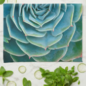 Echeveria-Rosette, Geheimgarten von Marrakesch Geschirrtuch (Gefaltet)