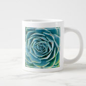 Echeveria-Rosette, Geheimgarten von Marrakesch Jumbo-Tasse (Rechts)