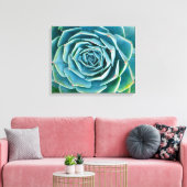 Echeveria-Rosette, Geheimgarten von Marrakesch Leinwanddruck (Insitu (Wohnzimmer))