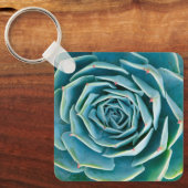 Echeveria-Rosette, Geheimgarten von Marrakesch Schlüsselanhänger (Vorderseite)