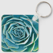 Echeveria-Rosette, Geheimgarten von Marrakesch Schlüsselanhänger (Rückseite)