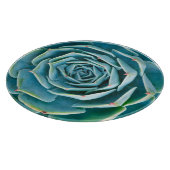 Echeveria-Rosette, Geheimgarten von Marrakesch Schneidebrett (Ecke)