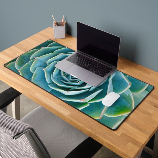 Echeveria-Rosette, Geheimgarten von Marrakesch Schreibtischunterlage (Büro 2)