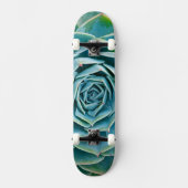 Echeveria-Rosette, Geheimgarten von Marrakesch Skateboard (Vorderseite)