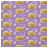 Echidna daisy art animal gemusterte Gewebe Stoff (Muster)