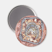 Echidna Dreaming Magnet (Vorderseite/Rückseite)