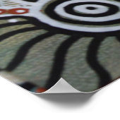 Echidna Dreaming Poster (Ecke)