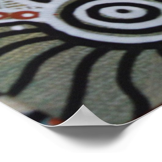 Echidna Dreaming Poster (Ecke)