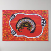 Echidna Dreaming Poster von Mundara (Vorne)