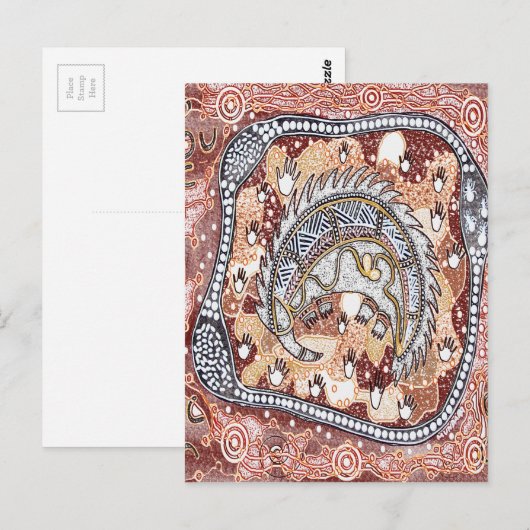 Echidna Dreaming Postkarte (Vorne/Hinten)