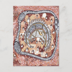 Echidna Dreaming Postkarte