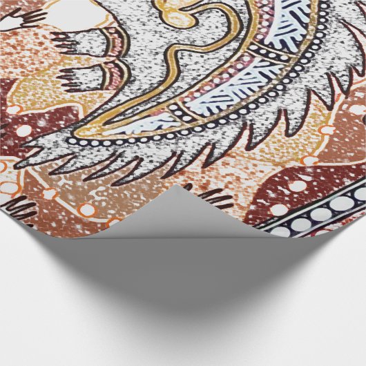 Echidna Dreaming Wrapping Paper Geschenkpapier (Ecke)