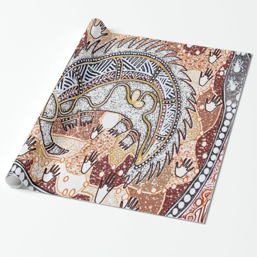 Echidna Dreaming Wrapping Paper Geschenkpapier (Ungerollt)