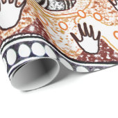 Echidna Dreaming Wrapping Paper Geschenkpapier (Rolleneckpunkt)