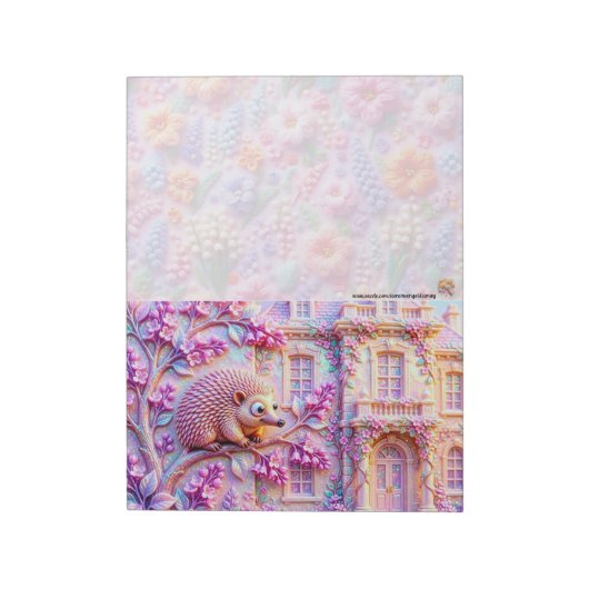 Echidna-Igel-Schloss Notizblock (Rotiert)