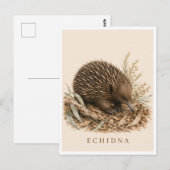 Echidna-Postkarte | Bush Edition Postkarte (Vorne/Hinten)