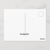 Echidna und Frangipani Postcard Postkarte (Rückseite)