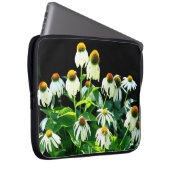 Echinacea-Blume im Blütenfall Laptopschutzhülle (Vorne Rechts)