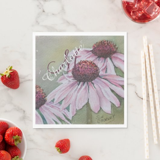 Echinacea Blume Party Serviette (Beispiel)