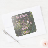 Echinacea-Blumen im Sonnenlicht-Exlibris Quadratischer Aufkleber (Umschlag)