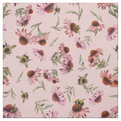 Echinacea Coneflowers Pink Seamless pattern Stoff (Muster)