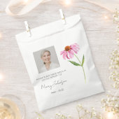 Echinacea | Einfaches Foto-Trauer-Samenbild Geschenktütchen (Ausgeschnitten)