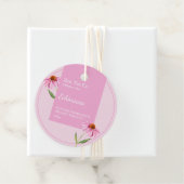 Echinacea Herbal Tea Business Tag Geschenkanhänger (Beispiel)
