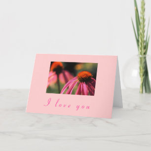 "Echinacea I Liebe You" Feiertagskarte