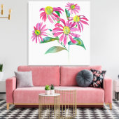 Echinacea Leinwanddruck (Insitu (Wohnzimmer))