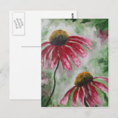 Echinacea Postkarte (Vorne/Hinten)