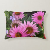Echinacea purple coneflowers accent cushion dekokissen (Vorderseite)