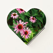 Echinacea Purpurea, Lila Blumenkohl Notizblock (Rückseite)