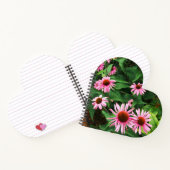 Echinacea Purpurea, Lila Blumenkohl Notizblock (Innenseite)