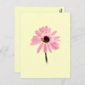 Echinacea purpurea postkarte (Vorne/Hinten)