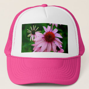 Echinacea-Rosa-Blume Truckerkappe