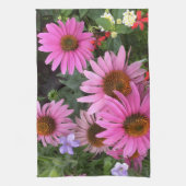Echinacea-Sonnenhut-Schutztuch Geschirrtuch (Vertikal)