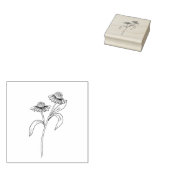 Echinacea-Stempel Gummistempel (Stempel)