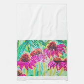 Echinacea Teetuch Geschirrtuch (Vertikal)