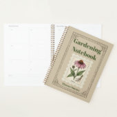 Echinacea Vintage Botanical Gardening Journal Planer (Anzeige)