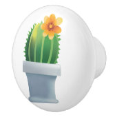 Echinocactus blutend keramikknauf (Rechts)