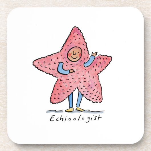 Echinologe Getränkeuntersetzer (Vorderseite)