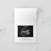 Echo-Ankündigungskarte für Baby-Bump Karte (Innenseite)