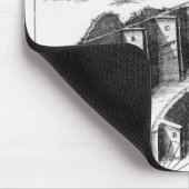 Echo-Bildung, Buch durch Athanasius Kircher Mousepad (Ecke)