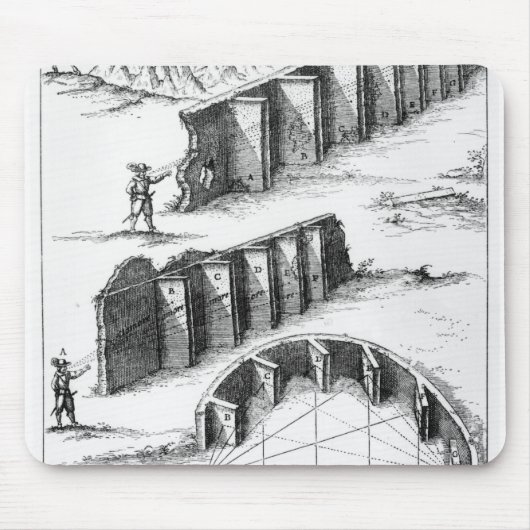 Echo-Bildung, Buch durch Athanasius Kircher Mousepad (Vorne)