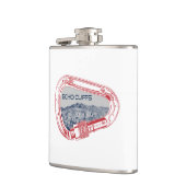 Echo Cliffs California Rock Climbing Carabiner Flachmann (Links)