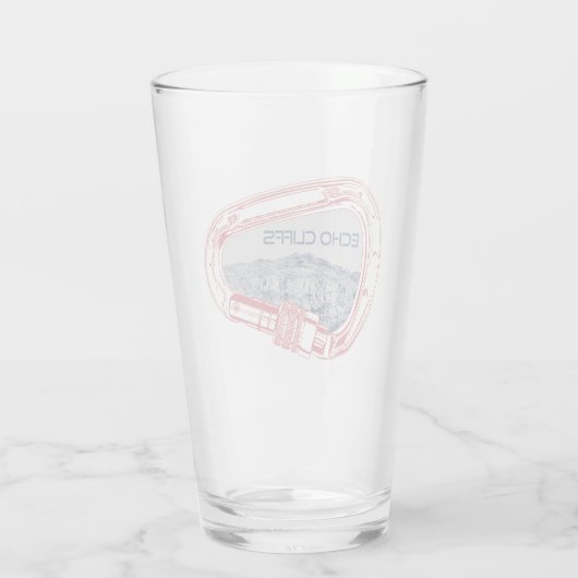 Echo Cliffs California Rock Climbing Carabiner Glas (Rückseite)